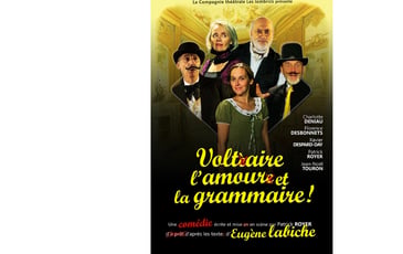 Voltaire, l'amour et la grammaire ! Cie théâtrale Les Lombrics