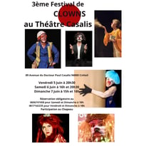 Festival de clown casalis, cies trac théâtre et scèn'art
