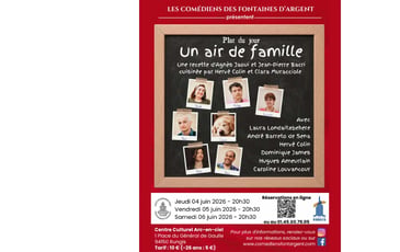 Un air de Famille - Agnes Jaoui et JP Bacri - Compagnie des Fontaines d'argent
