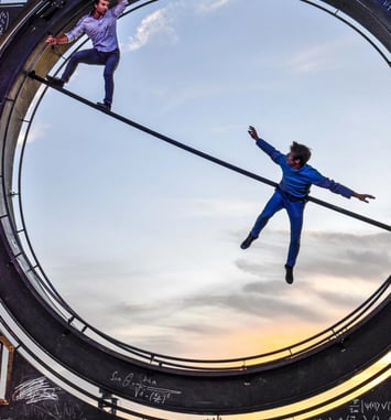 Perceptions - Cirque en plein air par la compagnie Bivouac