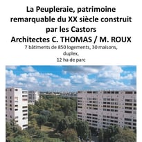 La Peupleraie : patrimoine remarquable du XXème siècle