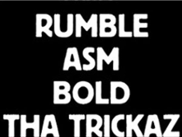 CMR Party : Rumble ASM, Bold, Tha Trick