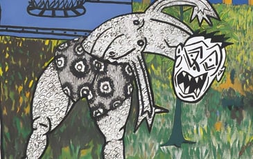 Découverte de l'exposition Robert Combas « On dit que je suis grotesque… »