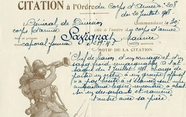 Visite guidée de l'exposition « Sur les traces de la Grande Guerre. Des mémoires intimes à l'histoire collective en Val-de-Marne »