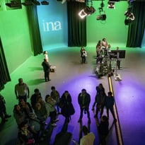 Visite de l'Institut National de l'Audiovisuel