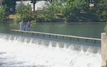 Visite du barrage de Joinville-le-Pont