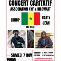 Concert Tous Unis Pour le Sénégal : Lidiop + Natty Jean + Guests